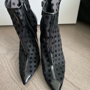 Jessica Simpson sheer dress booties